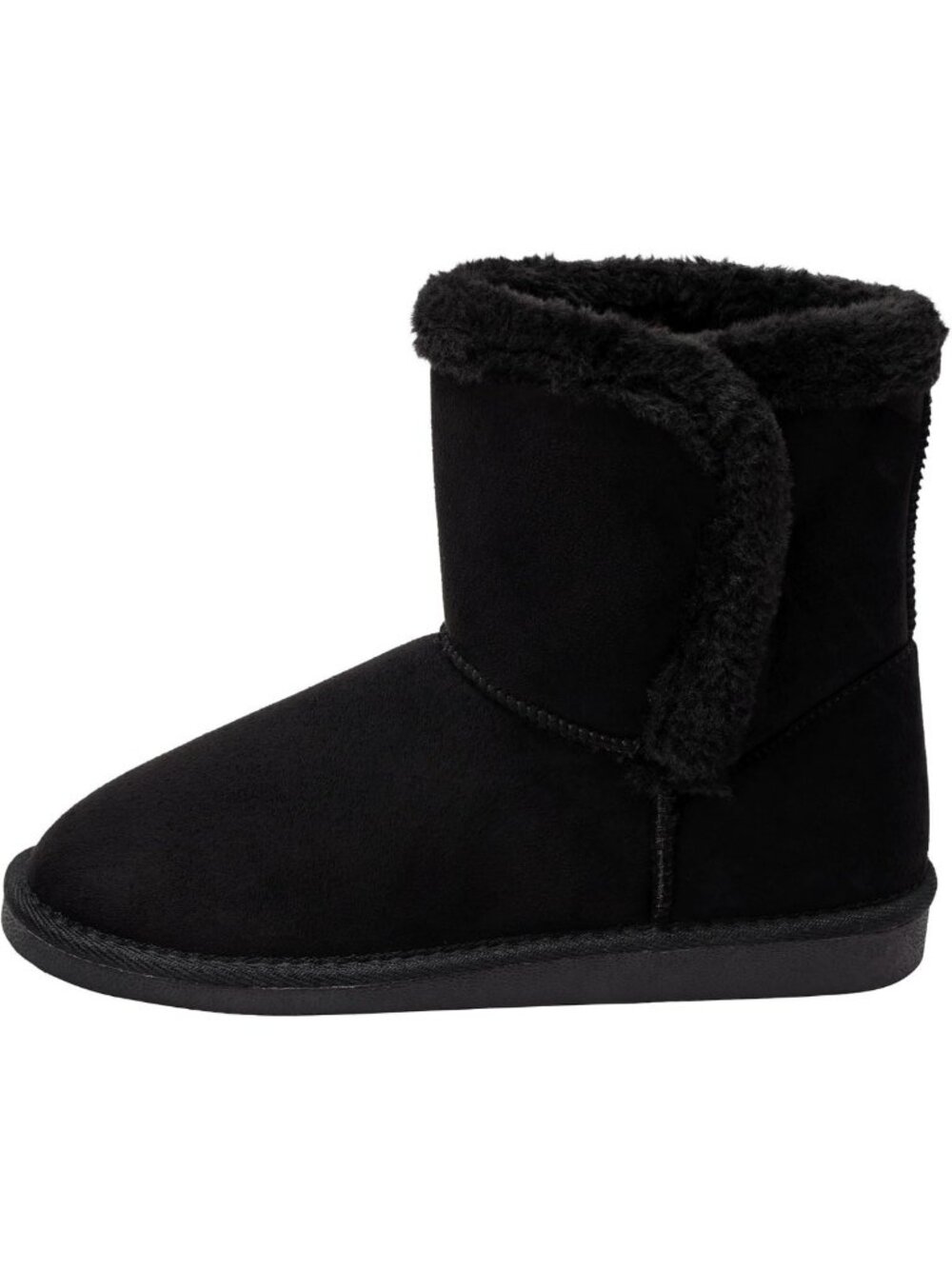 Cozy Faux Shearling Winter Boots for Women | Warm Micro Suede | Anti-Slip Sole